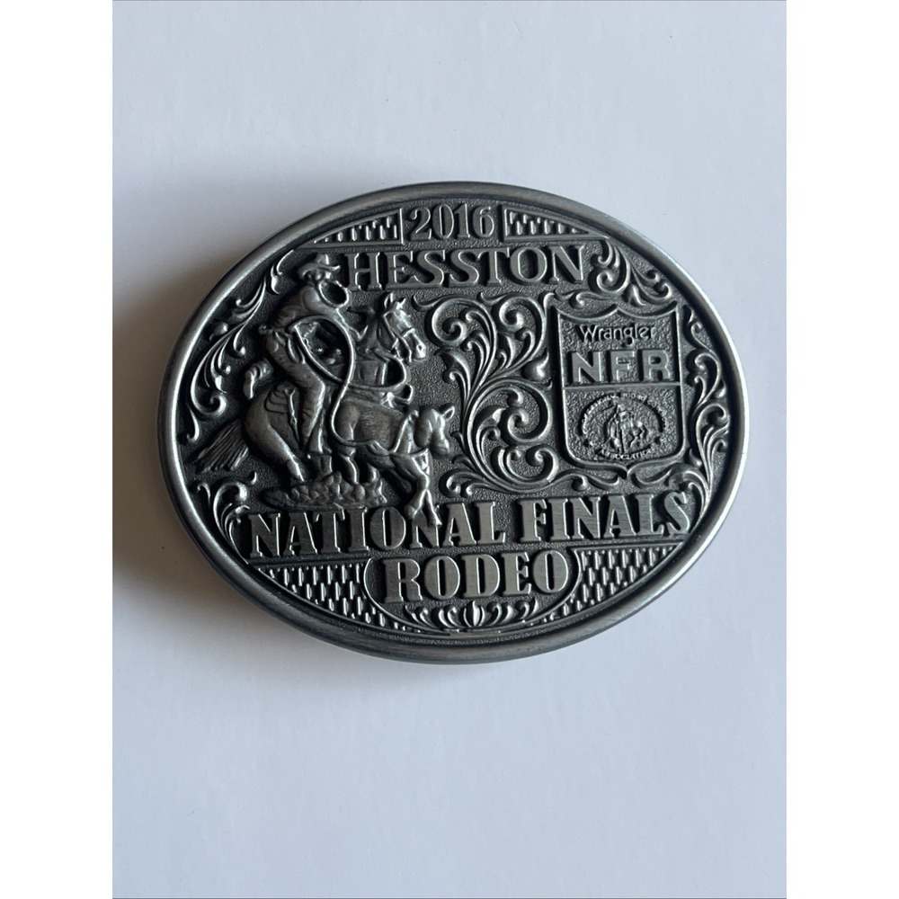 HESSTON 2016 National Finals Rodeo NFR Wrangler Adult Belt Buckle